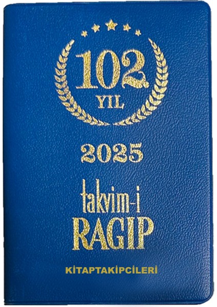 2025 Takvimi Ragıp Uluğ 102. Yıl Cep Boy Plastik Kapak, Türkiye Haritası Hediyeli