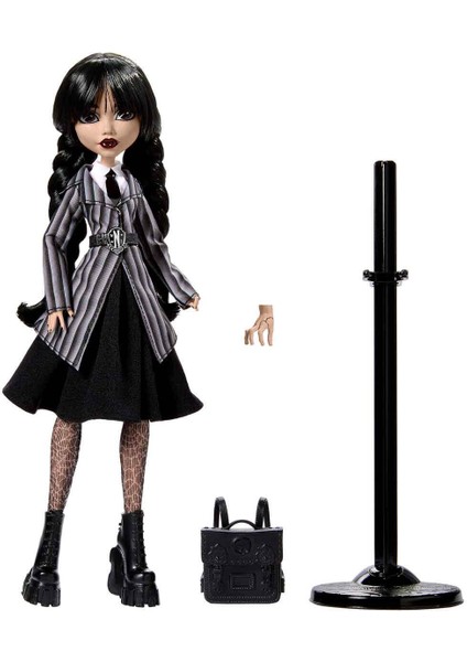 Wednesday Addams Okul Üniformalı Bebek HXJ04