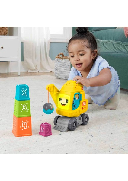 Fisher Price Sesli ve Işıklı Eğitici Vinç HWY62 indirimleri