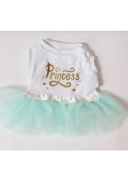 Prenses Tütü Kedi ve Köpek Elbisesi Yeşil modelleri