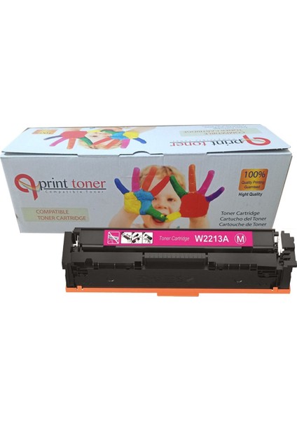 Hp 207A Muadil Toner Çipli Mg Kırmızı W2213A Garantili Toner Yeni Versiyon Chip