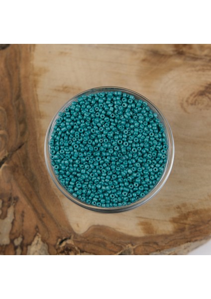 Abc Kum Boncuk Petrol Mavi 2 mm 500 Gram 12/0 - 854B