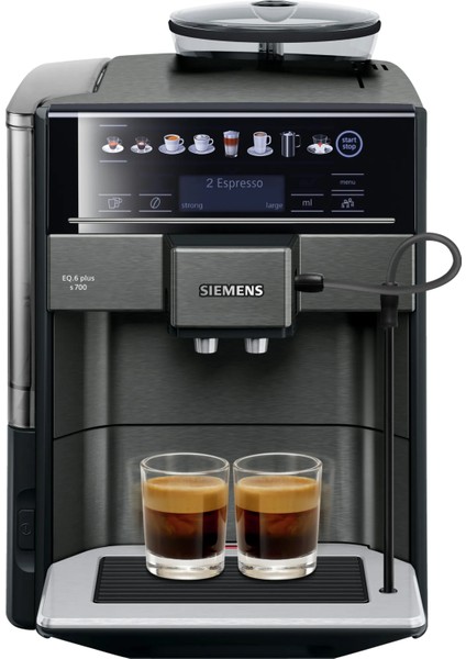 Sıemens Eq6 Plus S700 Tam Otomatik Espresso Makinesi Aynı Anda 2 Fincan Kahve + Kahve Çekirdeği