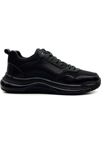 64648 Erkek Deri Sneaker Ayakkabı