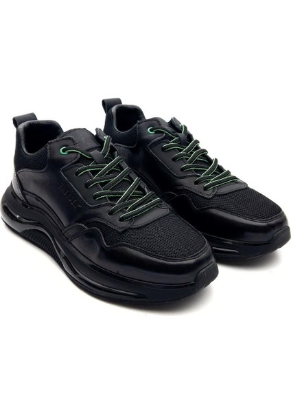 64648 Erkek Deri Sneaker Ayakkabı