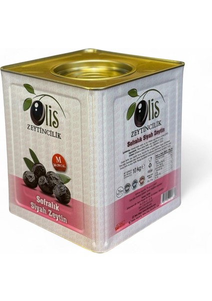 Siyah Zeytin Süzme Ağırlık 10 kg M. 261290 Kalibre Teneke