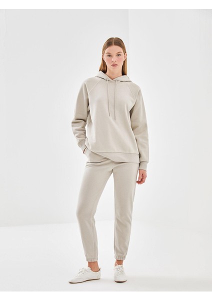 Lcw Vision Beli Lastikli Kadın Kalın Jogger Eşofman Altı
