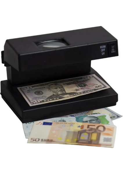 Para Cihazı Ultraviyole Işıklı Büyük Büyüteç Taşınabilir Para Kontrol indirimleri
