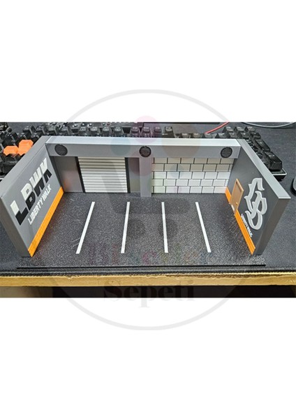 1:64 Liberty City Garage Park Diorama Parking Diecast