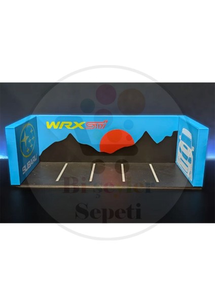 1:64 Subaru Wrx Diorama Garaj Parking Diecast - Araç Dahil Değildir. fiyatları