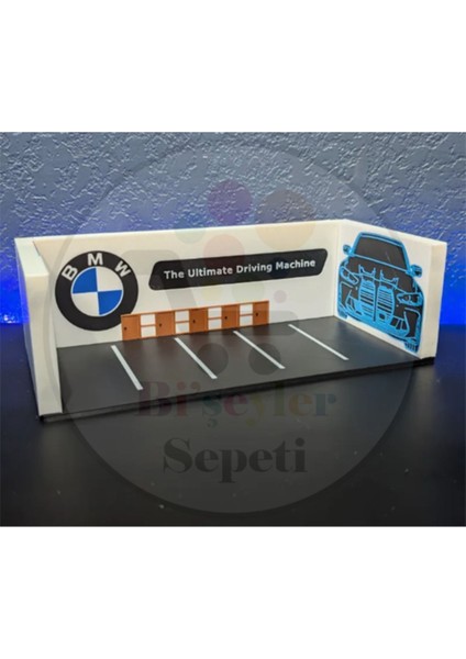 1:64 Bmw Diorama Garaj Parking Diecast - Araç Dahil Değildir. modelleri