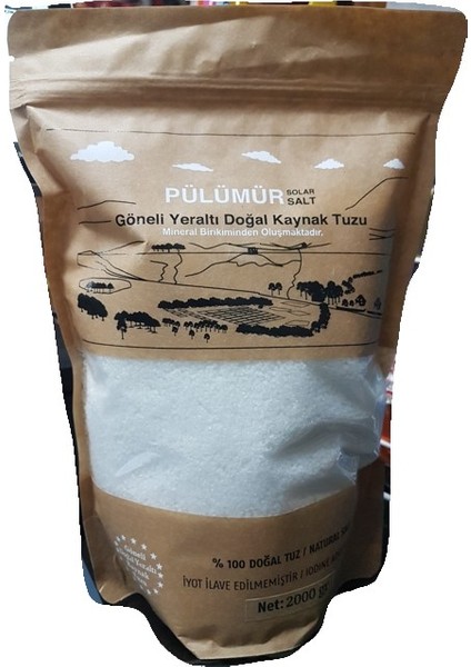 Öğütülmüş Pülümür Tuzu 2 kg