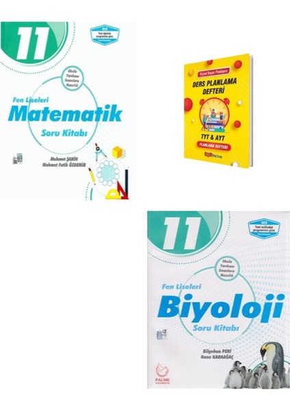 11. Sınıf Fen Lisesi Matematik ve Biyoloji Soru Kitabı - Planlama Defteri