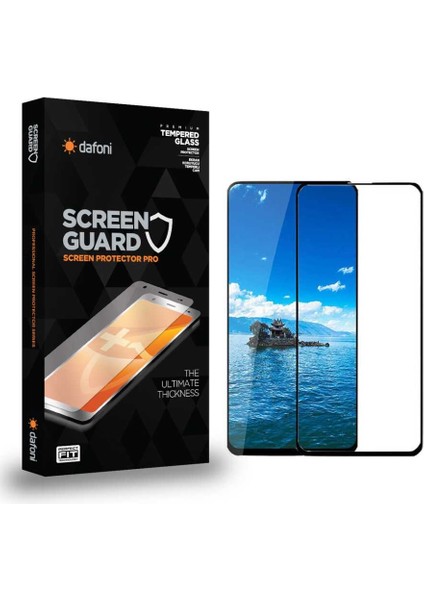 Huawei P Smart Pro 2019 Tempered Glass Premium Full Cam Ekran Koruyucu