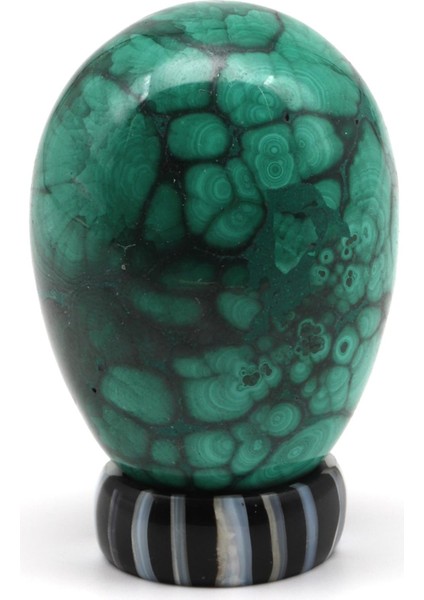 Malakit Doğal Taş Yumurta