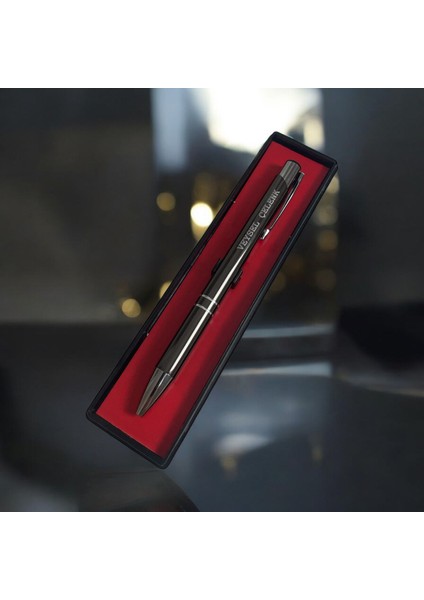 Kişiye Özel Isimli Kalem Öğretmenler Gününe Özel Metal Tükenmez Kalem Hediyelik Kutu modelleri