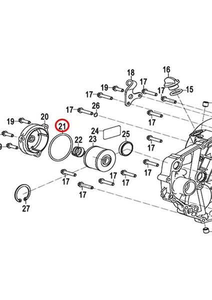Cfmoto 250NK 250SR 250CLX Yağ Filtresi Kapak Oringi Contası A fiyatları