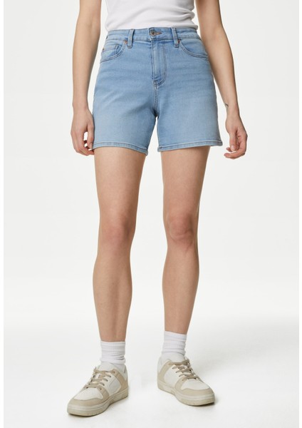 Regular Fit Denim Şort