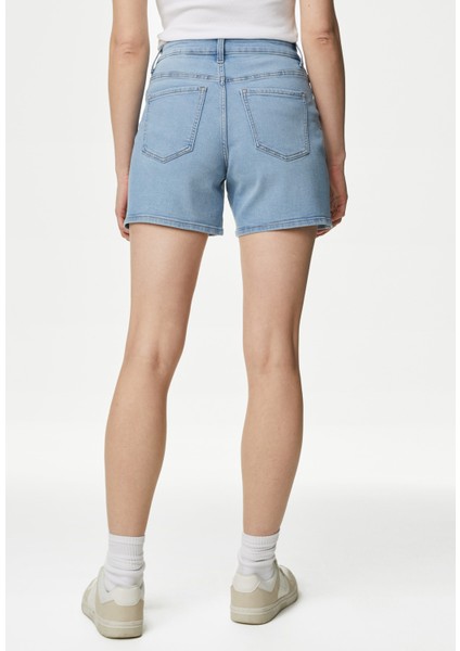 Regular Fit Denim Şort