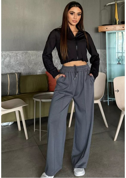 Oyshoo Bol Paça Palazzo Salaş Eşofman Altı