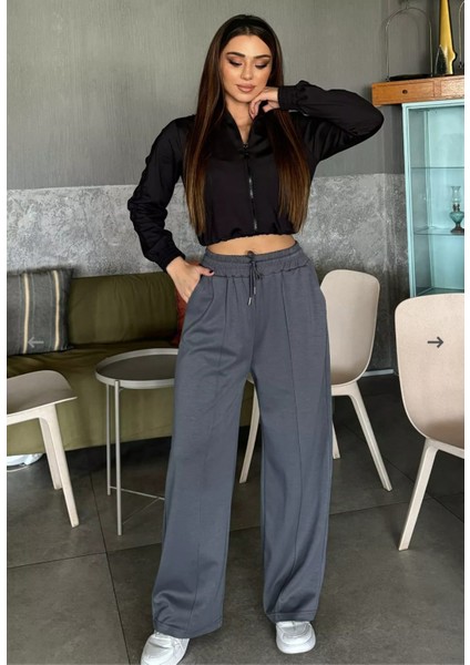 Oyshoo Bol Paça Palazzo Salaş Eşofman Altı modelleri