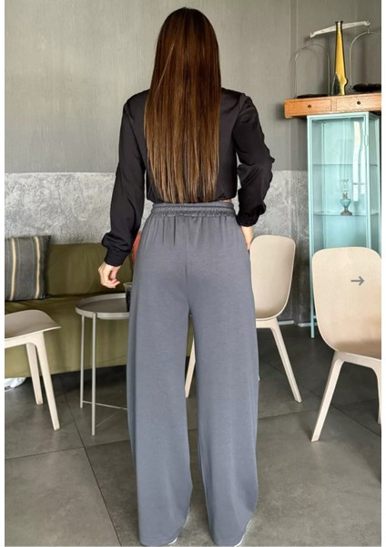 Oyshoo Bol Paça Palazzo Salaş Eşofman Altı indirimleri