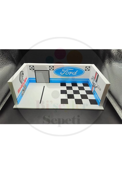 1:64 Ford Shelby Diorama Garaj Parking Diecast - Araç Dahil Değildir. fiyatları