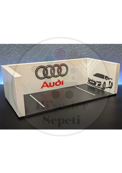 1:64 Audi Diorama Garaj Parking Diecast - Araç Dahil Değildir. fiyatları