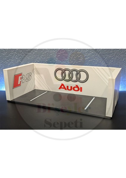 1:64 Audi Diorama Garaj Parking Diecast - Araç Dahil Değildir. modelleri