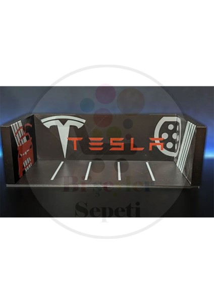 1:64 Tesla Diorama Garaj Parking Diecast - Araç Dahil Değildir. fiyatları