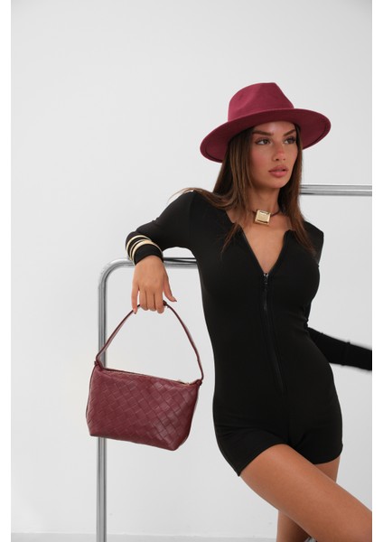 Fermuar Detay Şort Siyah Tulum fiyatları