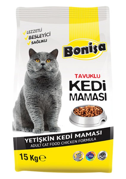 Tavuklu Kedi Maması 15 kg