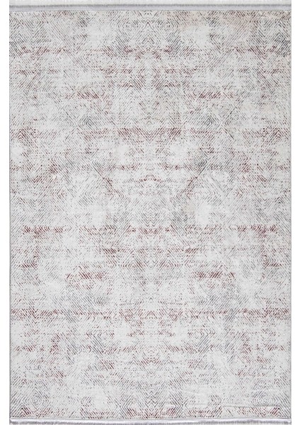Sateen Koleksiyonu Dekoratif Saçaklı Halı 6412 Taba