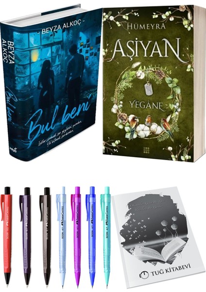 Aşiyan 3 Yegane Ciltli ve Bul Beni Ciltli Beyza Alkoç 2'li Set + Hediyeli