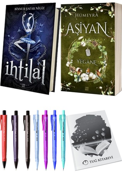 Aşiyan 3 Yegane Ciltli ve İhtilal 1 Zelzele Ciltli Binnur Şafak Nigiz 2'li Set + Hediyeli