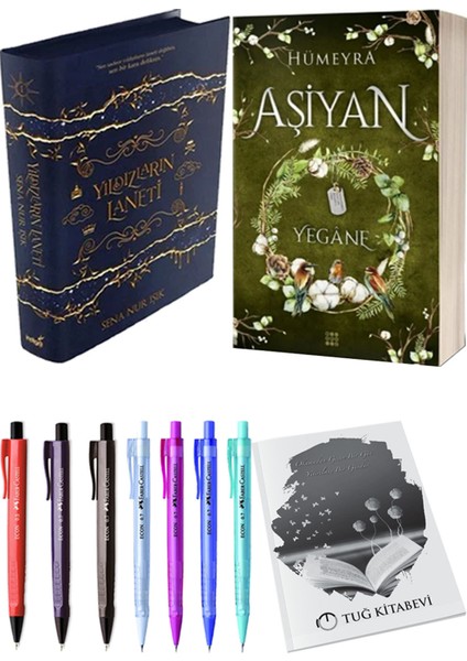 Aşiyan 3 Yegane Ciltli ve Yıldızların Laneti 1 Ciltli Sena Nur Işık 2'li Set + Hediyeli