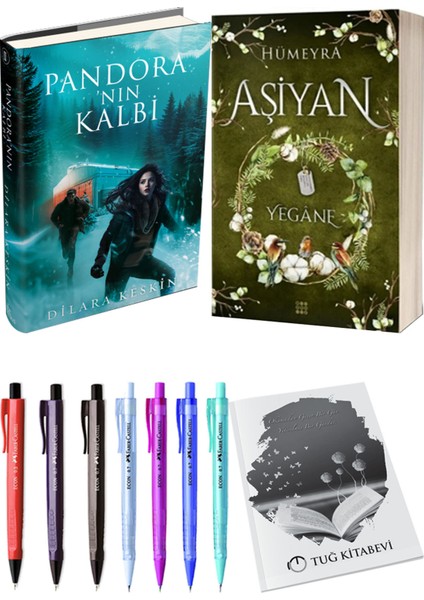 Aşiyan 3 Yegane Ciltli ve Ephesus Pandora'nın Kalbi 2 Ciltli Dilara Keskin 2'li Set + Hediyeli