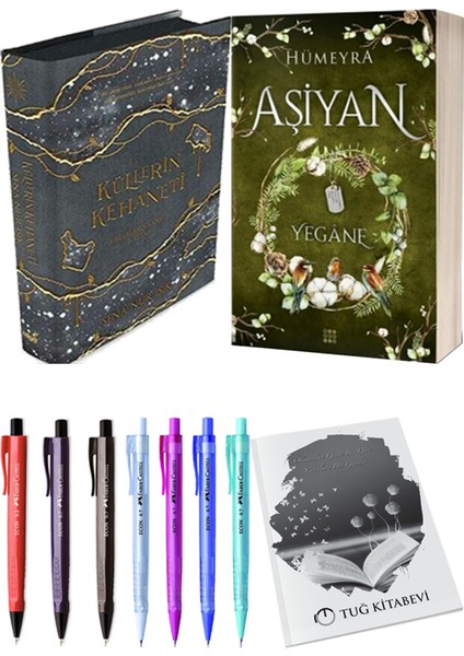 Aşiyan 3 Yegane Ciltli ve Küllerin Kehaneti 3 Ciltli Sena Nur Işık 2'li Set + Hediyeli
