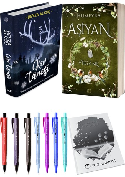 Aşiyan 3 Yegane Ciltli ve Kar Tanesi Ciltli Beyza Alkoç 2'li Set + Hediyeli
