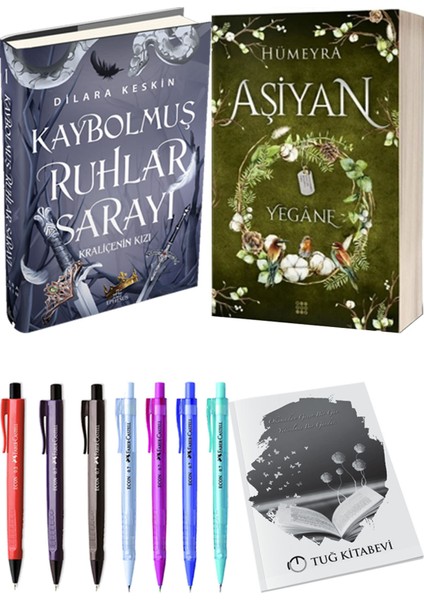Aşiyan 3 Yegane Ciltli ve Kaybolmuş Ruhlar Sarayı 1 Ciltli Dilara Keskin 2'li Set + Hediyeli