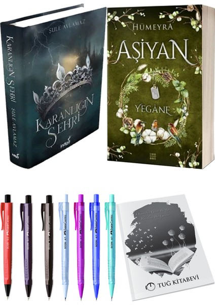 Aşiyan 3 Yegane Ciltli ve Karanlığın Şehri 1 Ciltli Şule Avlamaz 2'li Set + Hediyeli