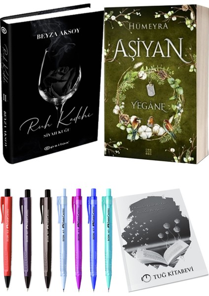 Aşiyan 3 Yegane Ciltli ve Epsilon Yayınevi Ruh Kadehi Ciltli Beyza Aksoy 2'li Set + Hediyeli