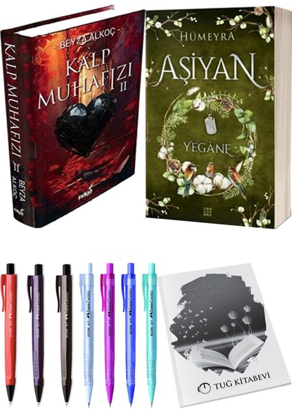 Aşiyan 3 Yegane Ciltli ve Kalp Muhafızı 2 Ciltli Beyza Alkoç 2'li Set + Hediyeli