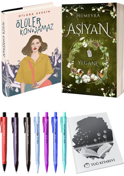 Aşiyan 3 Yegane Ciltli ve Ephesus Ölüler Konuşamaz Ciltli Dilara Keskin 2'li Set + Hediyeli
