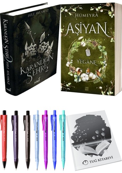Aşiyan 3 Yegane Ciltli ve Karanlığın Şehri 2 Ciltli Şule Avlamaz 2'li Set + Hediyeli