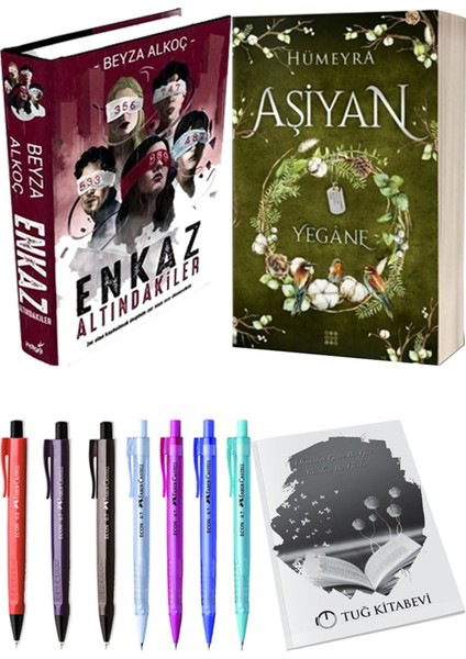 Aşiyan 3 Yegane Ciltli ve Enkaz Altındakiler 1 Ciltli Beyza Alkoç 2'li Set + Hediyeli