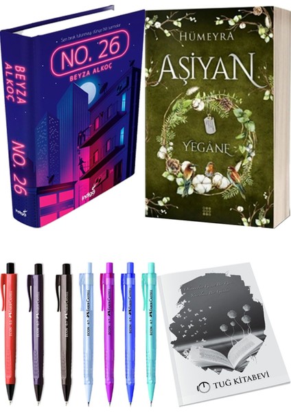 Aşiyan 3 Yegane Ciltli ve No. 26 Ciltli Beyza Alkoç 2'li Set + Hediyeli