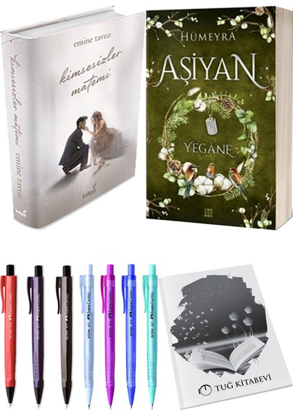 Aşiyan 3 Yegane Ciltli ve Kimsesizler Matemi 1 Ciltli Emine Tavuz 2'li Set + Hediyeli