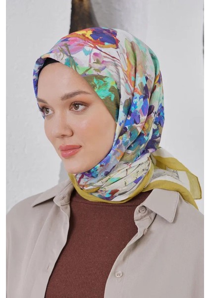 Hardal Loryan Scarf Diamond Henna Eşarp