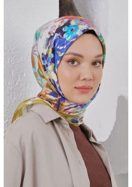 Hardal Loryan Scarf Diamond Henna Eşarp